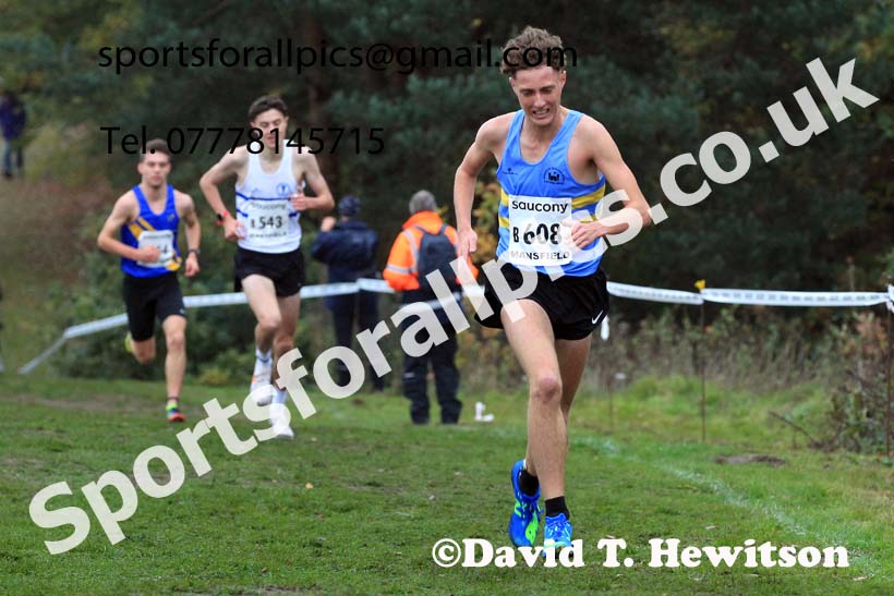 Junior Men, 2022 National Cross Country Relays, Berry Hill Park, Mansfield.  Photo: David T. Hewitson/Sports for All Pics